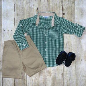 Pine Button Down